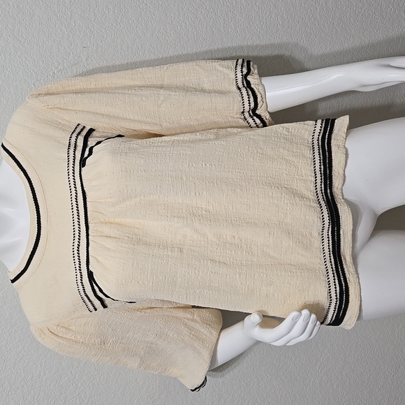 Bohme Valentino Cream Top Size M - Picture 2 of 11